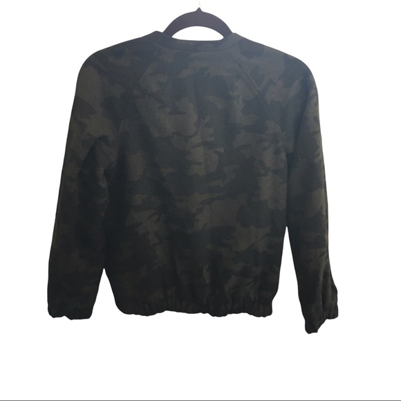 Laveer reversible wool blend camouflage bomber jacket - Picture 8 of 12